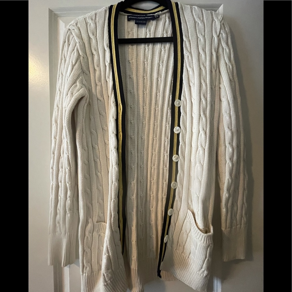 Ralph Lauren Sport Cable Cardigan RL